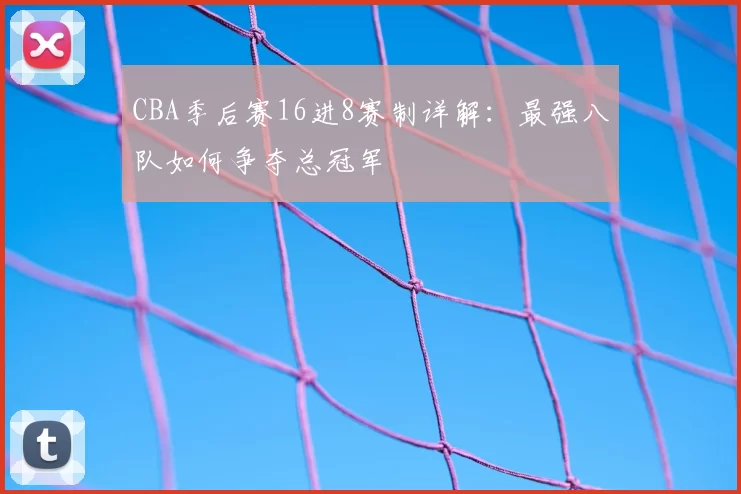 CBA季后赛16进8赛制详解：最强八队如何争夺总冠军